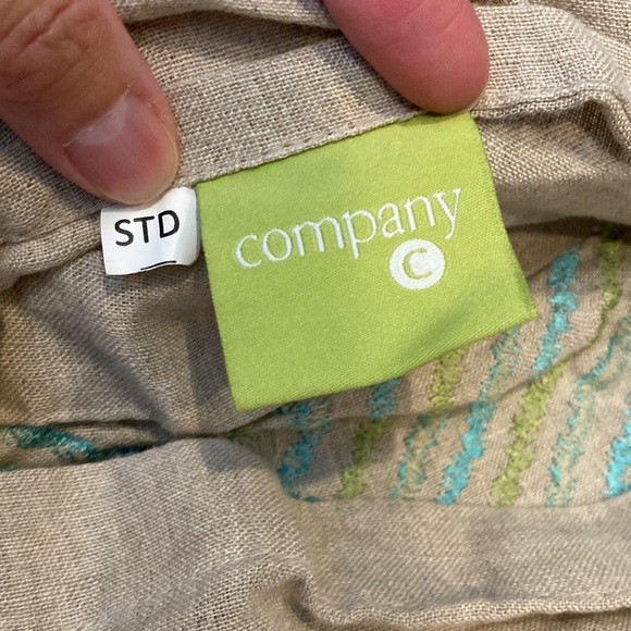 Company C Bedding Company C Standard Sham Set Diamond Natural 0